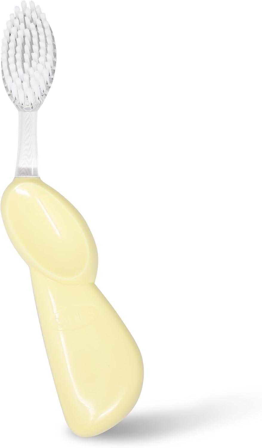 image:imageRADIUS Toothbrush Big Brush with Replaceable Brush Head BPA Free ADA Accepted Left Hand Purple Brush with Purple CasePastel Lemon Meringue