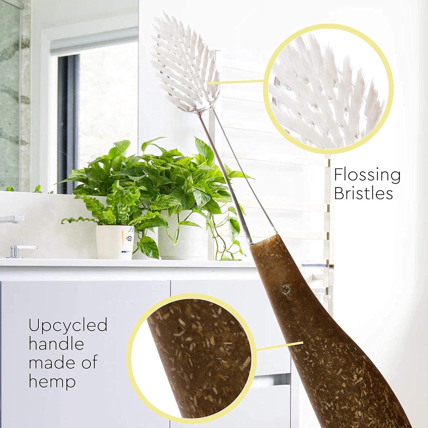 image:imageRADIUS Toothbrush Source Floss Brush BPA Free amp ADA Accepted Improve Gum Health amp Reduce Gum Issues Soft Cornstarch Pack of 1Cornstarch
