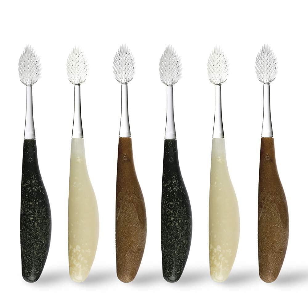 image:imageRADIUS Toothbrush Source Floss Brush BPA Free amp ADA Accepted Improve Gum Health amp Reduce Gum Issues Super Soft Money Pack of 1Assorted