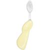 RADIUS Toothbrush Big Brush with Replaceable Brush Head BPA Free ADA Accepted – Left Hand – Purple Brush with Purple Case(Pastel Lemon Meringue)