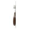 RADIUS Toothbrush Source Floss Brush BPA Free & ADA Accepted Improve Gum Health & Reduce Gum Issues – Super Soft – Money – Pack of 1(Brown)