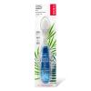 RADIUS Tour Travel Brush & Case with Replaceable Brush Head ADA Accepted Toothbrush Improve Gum Health – Blue Smoke Green – Pack of 3(Blue Camo)
