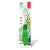 RADIUS Tour Travel Brush & Case with Replaceable Brush Head ADA Accepted Toothbrush Improve Gum Health – Blue Smoke Green – Pack of 3(Green)