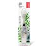 RADIUS Tour Travel Brush & Case with Replaceable Brush Head ADA Accepted Toothbrush Improve Gum Health – Blue Smoke Green – Pack of 3(White Camo)