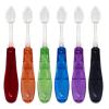 RADIUS Tour Travel Brush & Case with Replaceable Brush Head ADA Accepted Toothbrush Improve Gum Health – Blue Smoke Green – Pack of 3(Assorted)