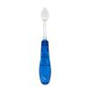 RADIUS Tour Travel Brush & Case with Replaceable Brush Head ADA Accepted Toothbrush Improve Gum Health – Blue Smoke Green – Pack of 3(Blue)