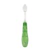 RADIUS Tour Travel Brush & Case with Replaceable Brush Head ADA Accepted Toothbrush Improve Gum Health – Blue Smoke Green – Pack of 3(Green)