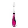 RADIUS Tour Travel Brush & Case with Replaceable Brush Head ADA Accepted Toothbrush Improve Gum Health – Blue Smoke Green – Pack of 3(Pink Camo)