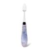 RADIUS Tour Travel Brush & Case with Replaceable Brush Head ADA Accepted Toothbrush Improve Gum Health – Blue Smoke Green – Pack of 3(White Camo)