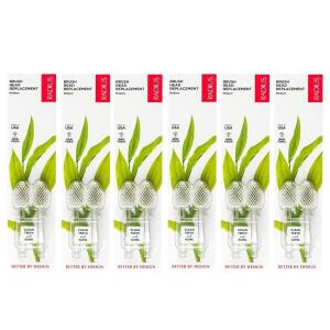 RADIUS Toothbrush Replacement Brush Heads 2-Count Improve Gum Health & Reduce Gum Issues – Medium – Pack of 6