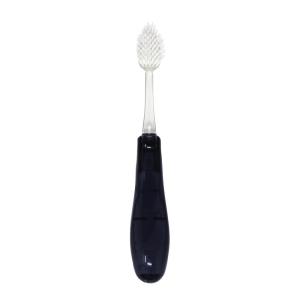 RADIUS Tour Travel Brush & Case with Replaceable Brush Head ADA Accepted Toothbrush Improve Gum Health – Blue Smoke Green – Pack of 3(Black)