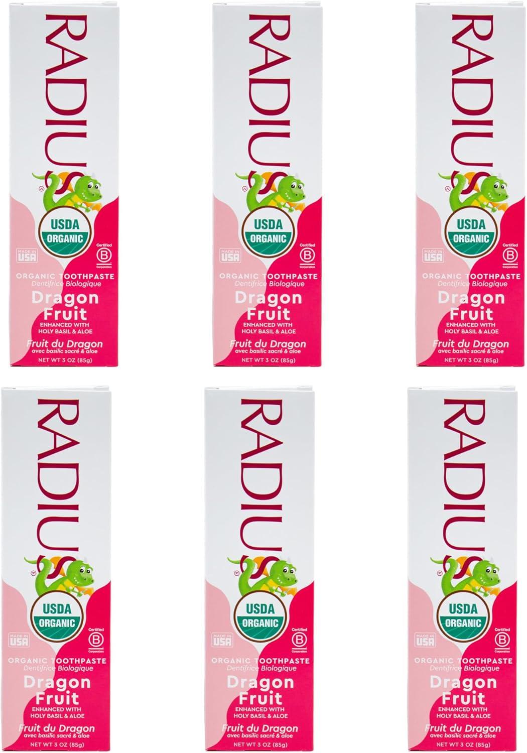image:imageRADIUS Childrens Toothpaste Coconut Banana 3 oz NonToxic ChemicalFree GlutenFree Designed to Improve Gum Health amp Prevent Cavities Pack of 2Dragon Fruit
