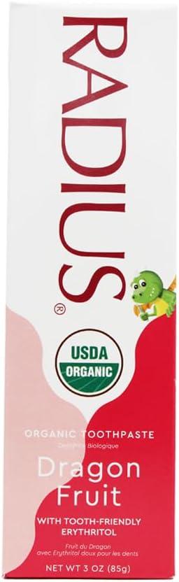 image:imageRADIUS Childrens Toothpaste Coconut Banana 3 oz NonToxic ChemicalFree GlutenFree Designed to Improve Gum Health amp Prevent Cavities Pack of 2Dragon Fruit