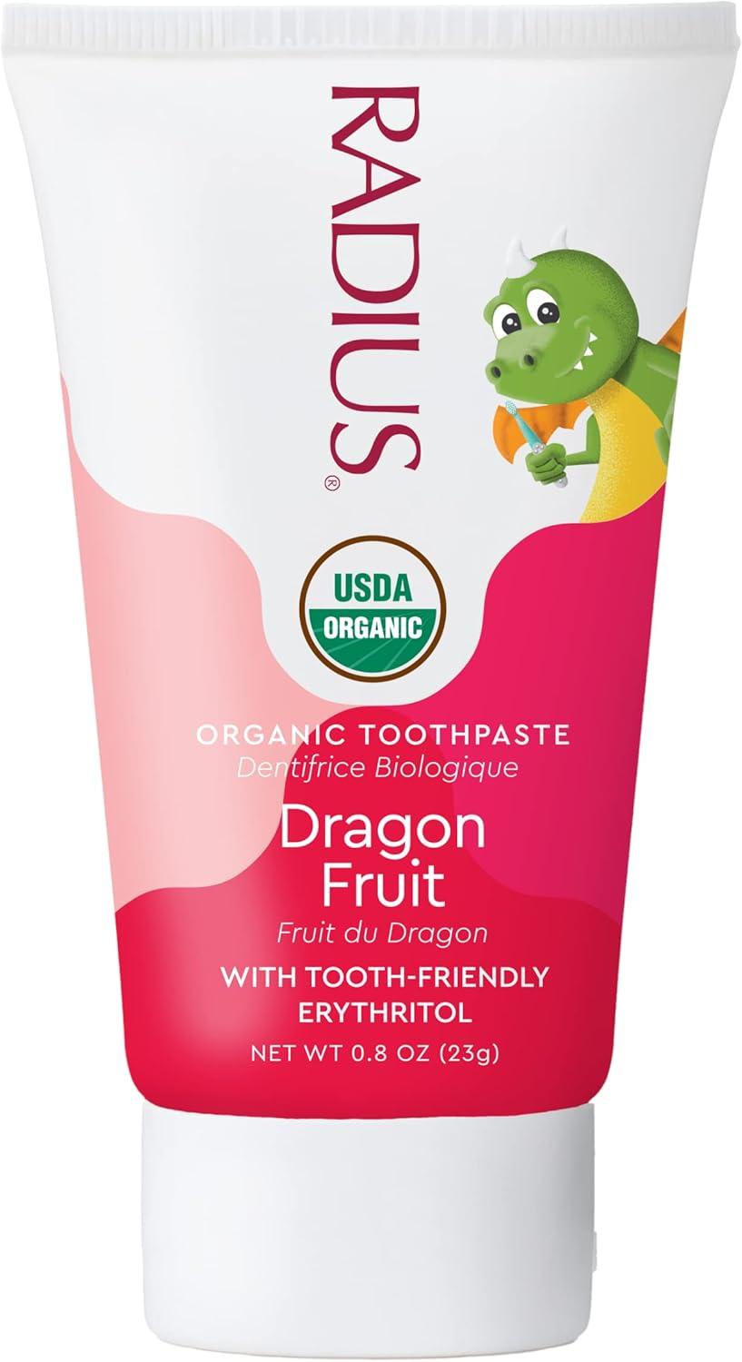 image:imageRADIUS Childrens Toothpaste Coconut Banana 3 oz NonToxic ChemicalFree GlutenFree Designed to Improve Gum Health amp Prevent Cavities Pack of 2Dragon Fruit