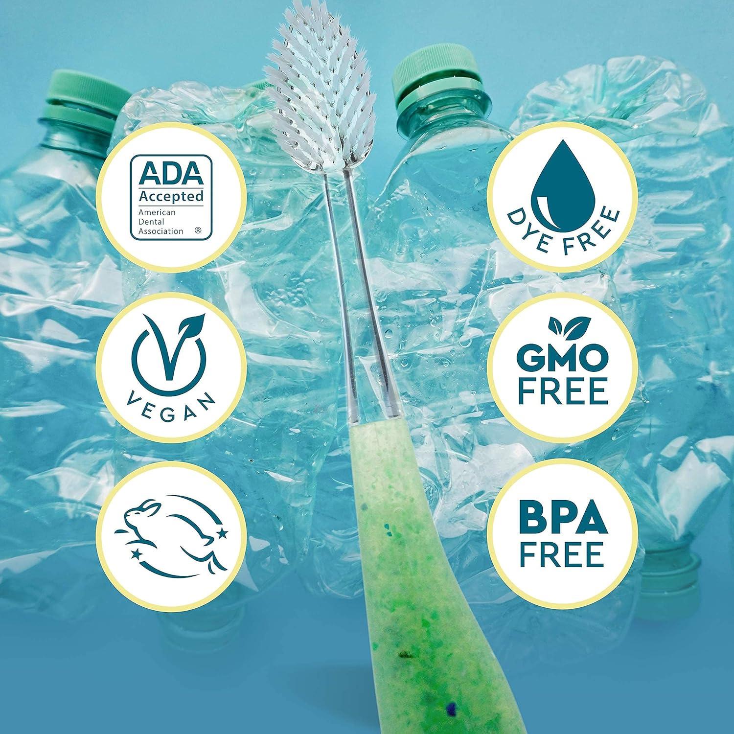 image:imageRADIUS Toothbrush Source Floss Brush BPA Free amp ADA Accepted Improve Gum Health amp Reduce Gum Issues Soft Money Pack of 1Soda Pop Ecogrind