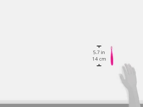 image:imageRADIUS Totz Toothbrush Extra Soft Brush BPA Free amp ADA Accepted Designed for Delicate Teeth amp Gums for Children 18 Months amp Up Magenta Sparkle Pack of 1Pink Sparkle