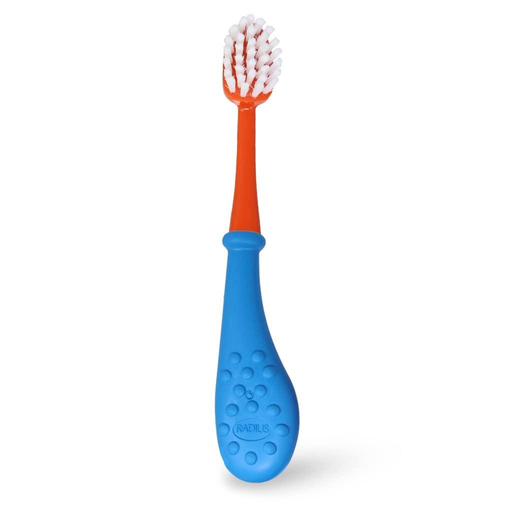 image:imageRadius Big Kidz Forever Brush with Replaceable Head Toothbrush for Children 6 Years and Up BPA Free ADA Accepted for Growing Teeth and Gums Right and Left Handed Extra SoftBlue Coral
