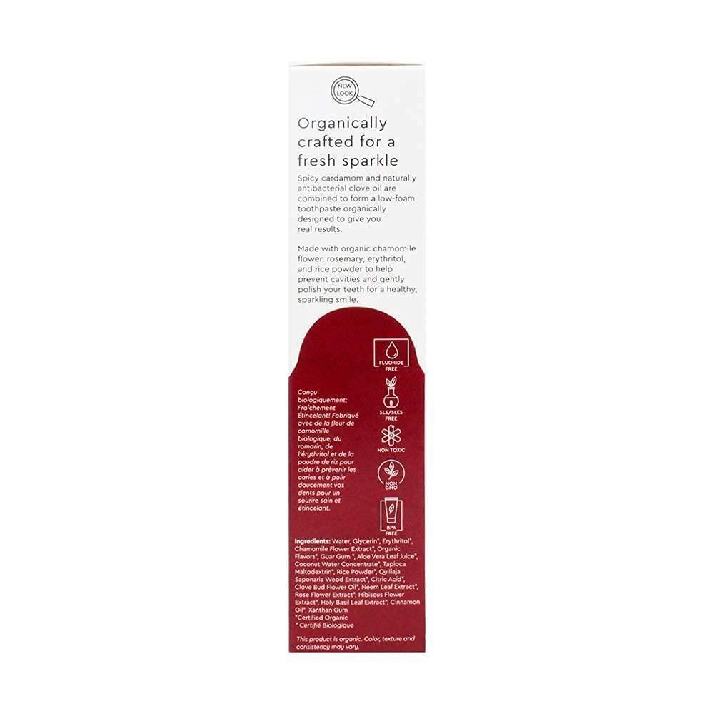 image:imageToothpaste USDA Organic Mint Aloe Neem 3 oz pack of 3Clove Cardamom