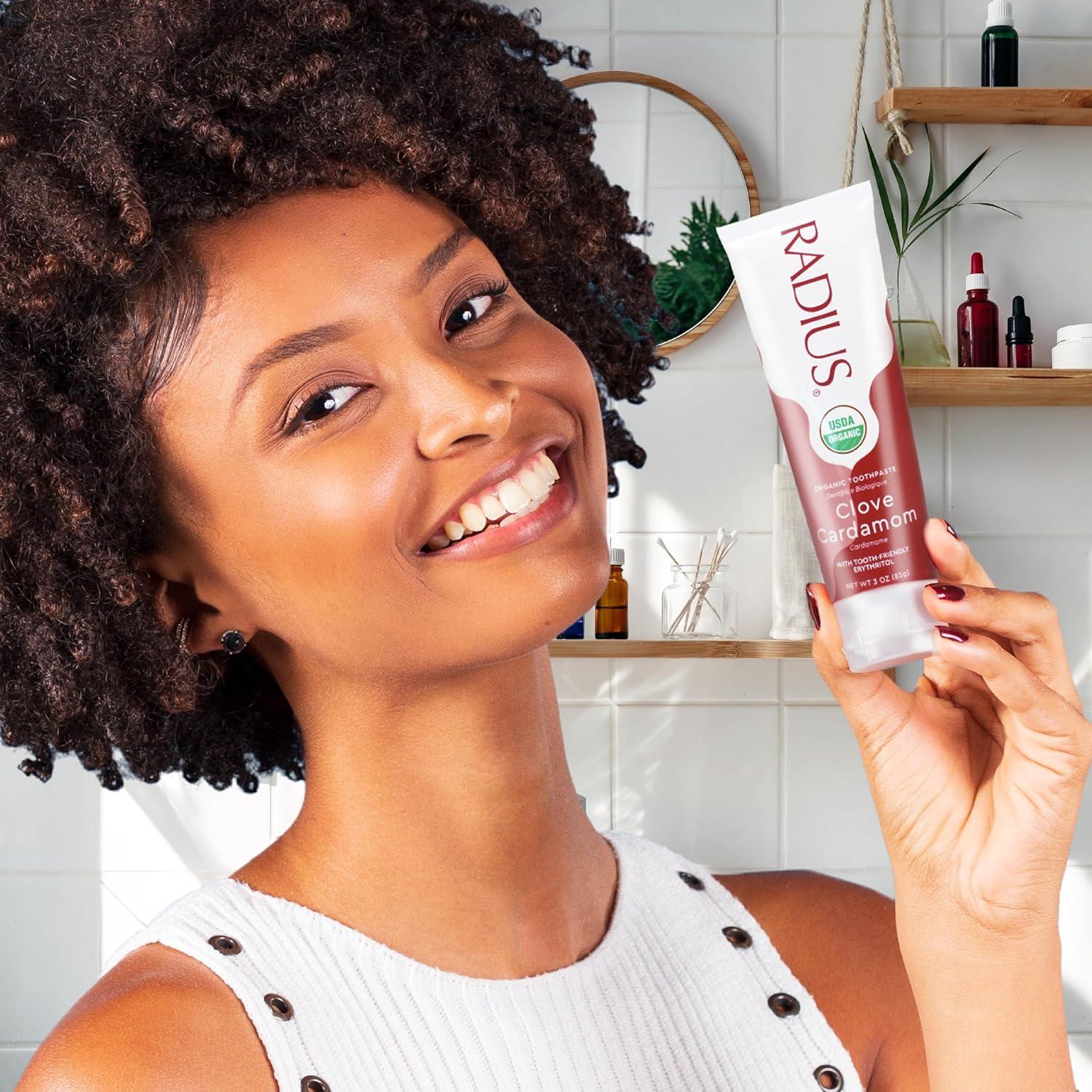 image:imageToothpaste USDA Organic Mint Aloe Neem 3 oz pack of 3Clove Cardamom