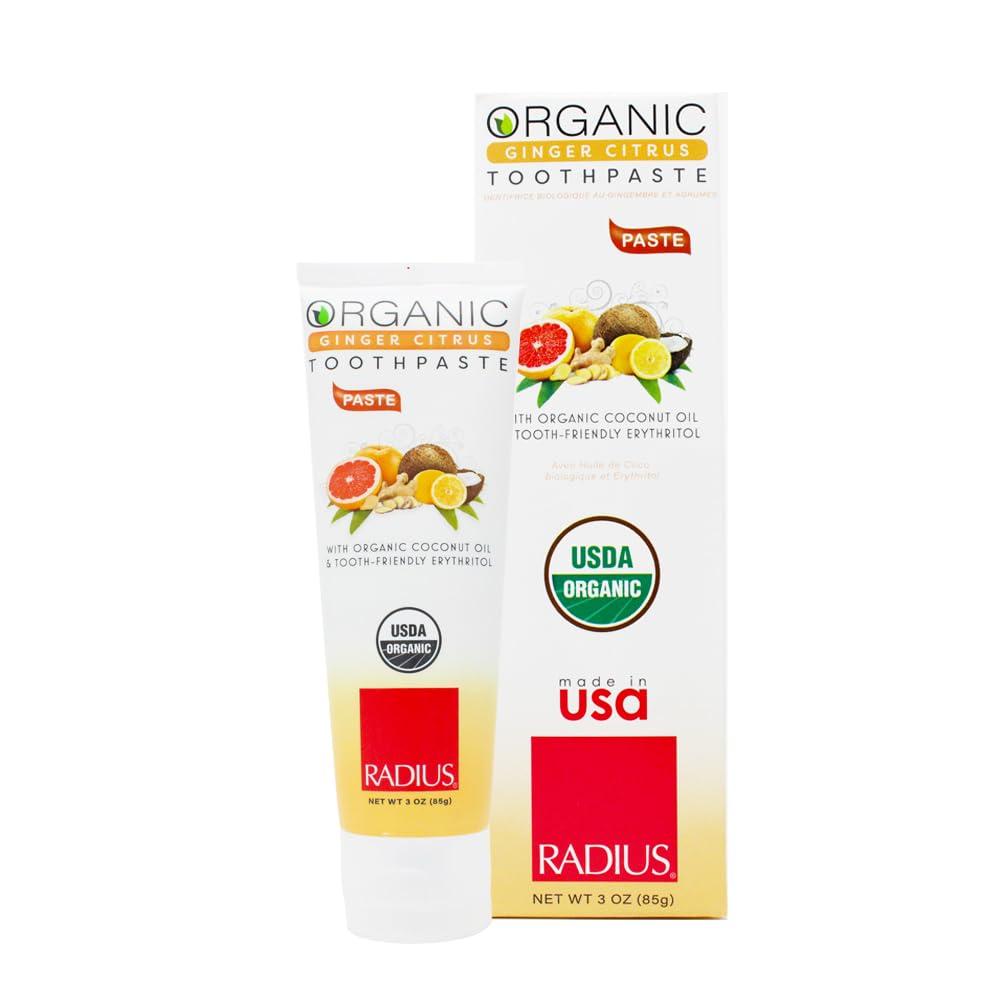 image:imageToothpaste USDA Organic Mint Aloe Neem 3 oz pack of 3Ginger Citrus