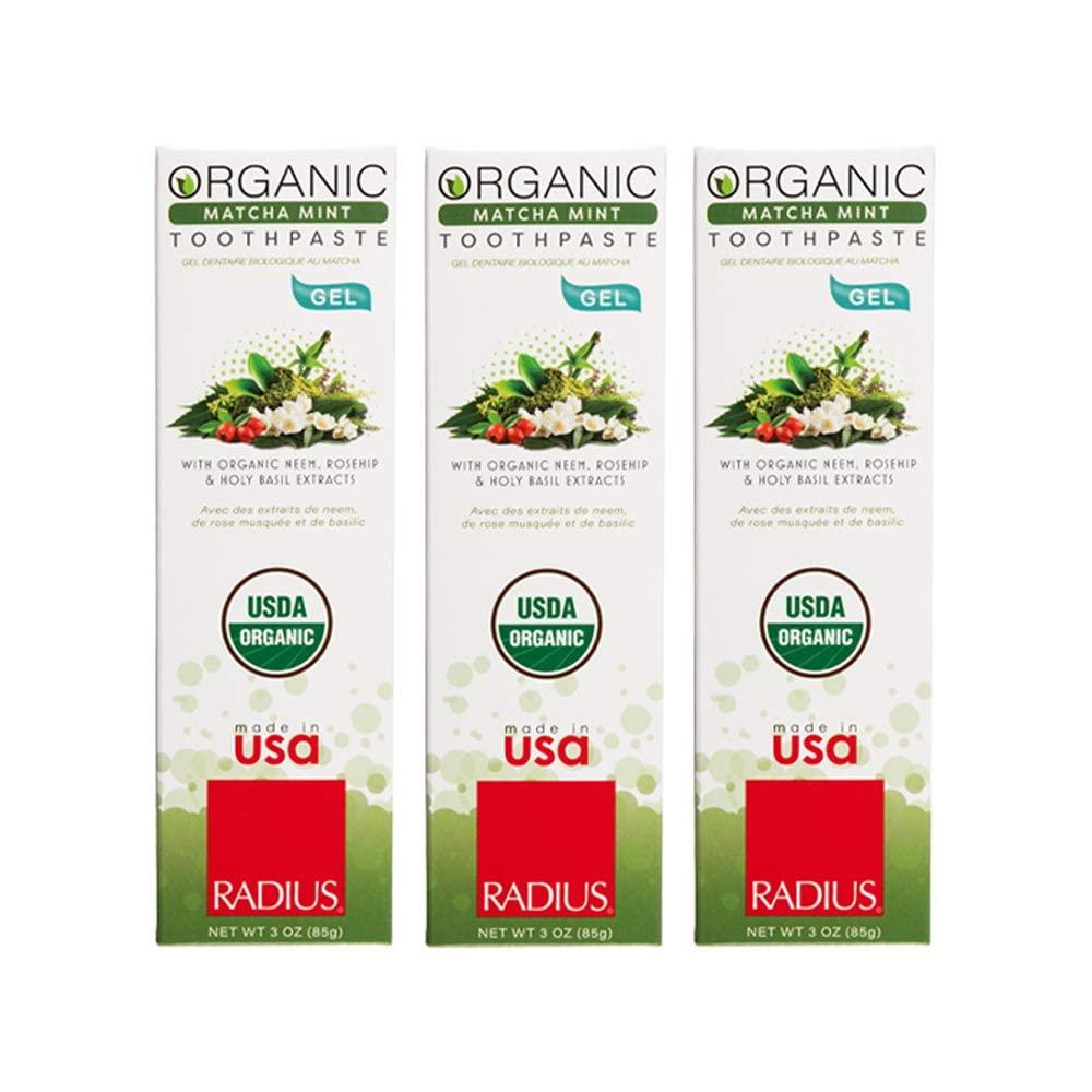 image:imageToothpaste USDA Organic Mint Aloe Neem 3 oz pack of 3Matcha Mint