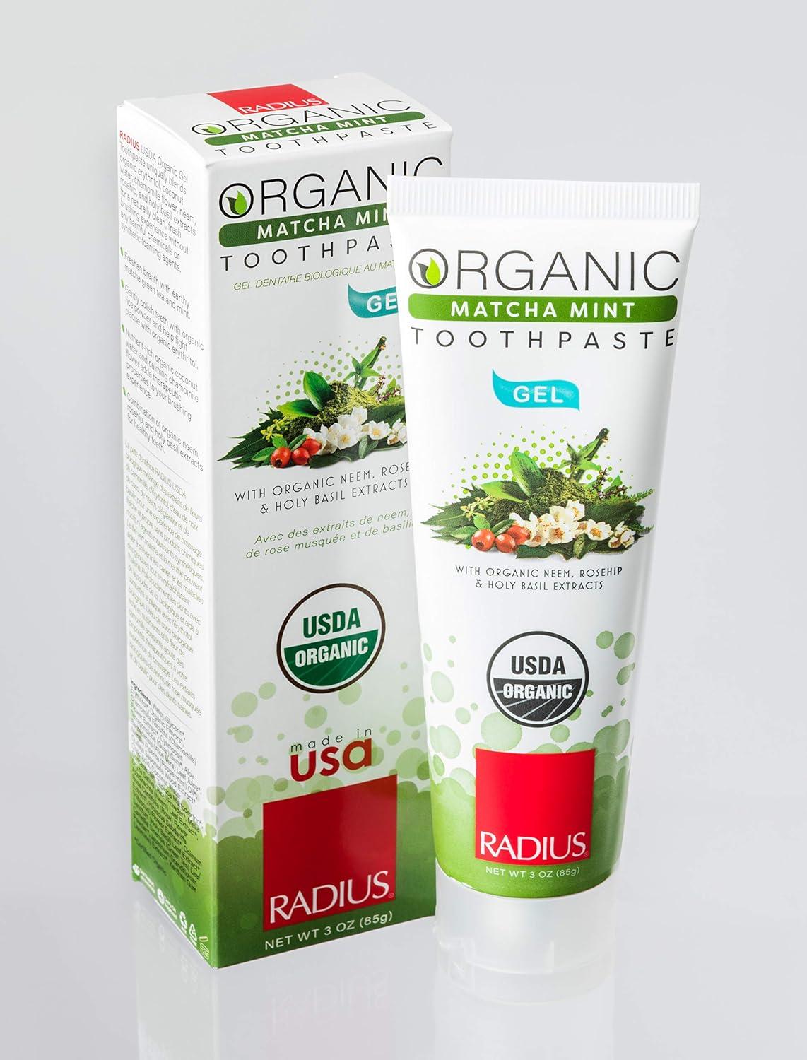 image:imageToothpaste USDA Organic Mint Aloe Neem 3 oz pack of 3Matcha Mint