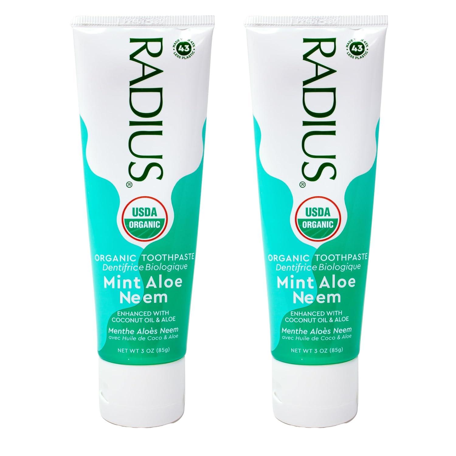 image:imageToothpaste USDA Organic Mint Aloe Neem 3 oz pack of 3Mint Aloe Neem