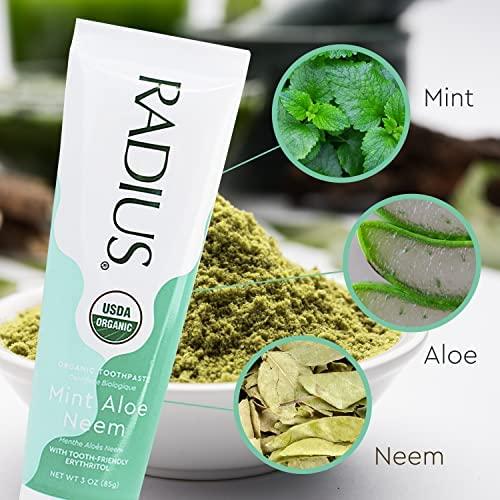 image:imageToothpaste USDA Organic Mint Aloe Neem 3 oz pack of 3Mint Aloe Neem