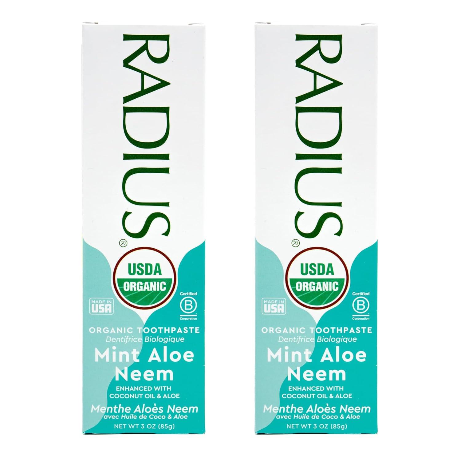 image:imageToothpaste USDA Organic Mint Aloe Neem 3 oz pack of 3Mint Aloe Neem