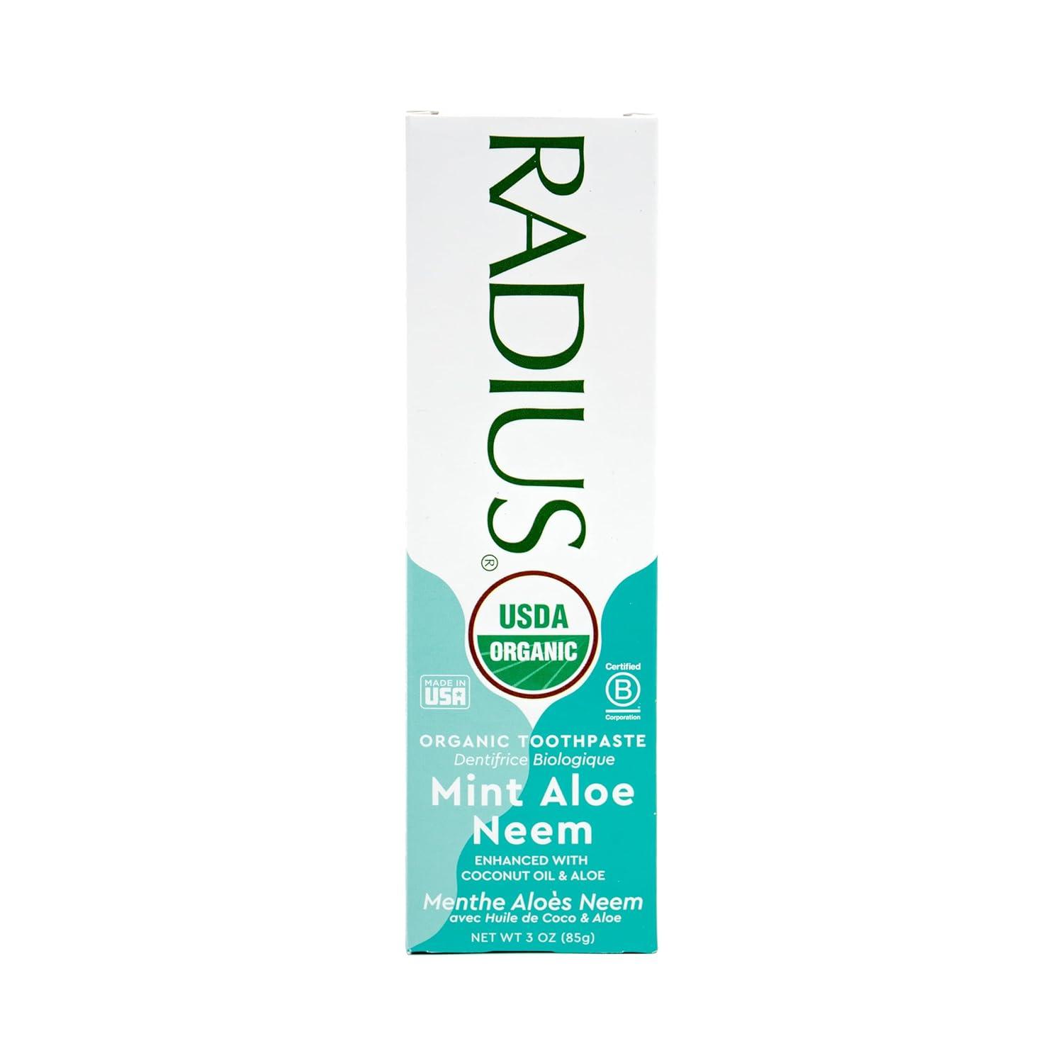 image:imageToothpaste USDA Organic Mint Aloe Neem 3 oz pack of 3Mint Aloe Neem