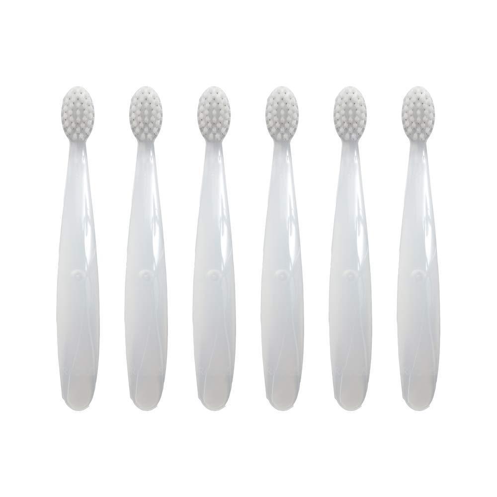 image:imageRADIUS Childrens Toothbrush Pure Brush Ultra Soft BPA Free ADA Accepted Designed for Delicate Teeth for Kids 6 Months and Up Clear Pack of 16 Count Pack of 1