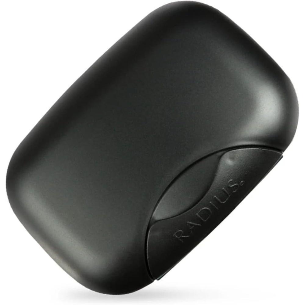 image:imageRADIUS Soap Travel Case BPAFree Recycled Plastic Leakproof Portable for Bathroom Gym Home Camping WhiteCaviar Pearl