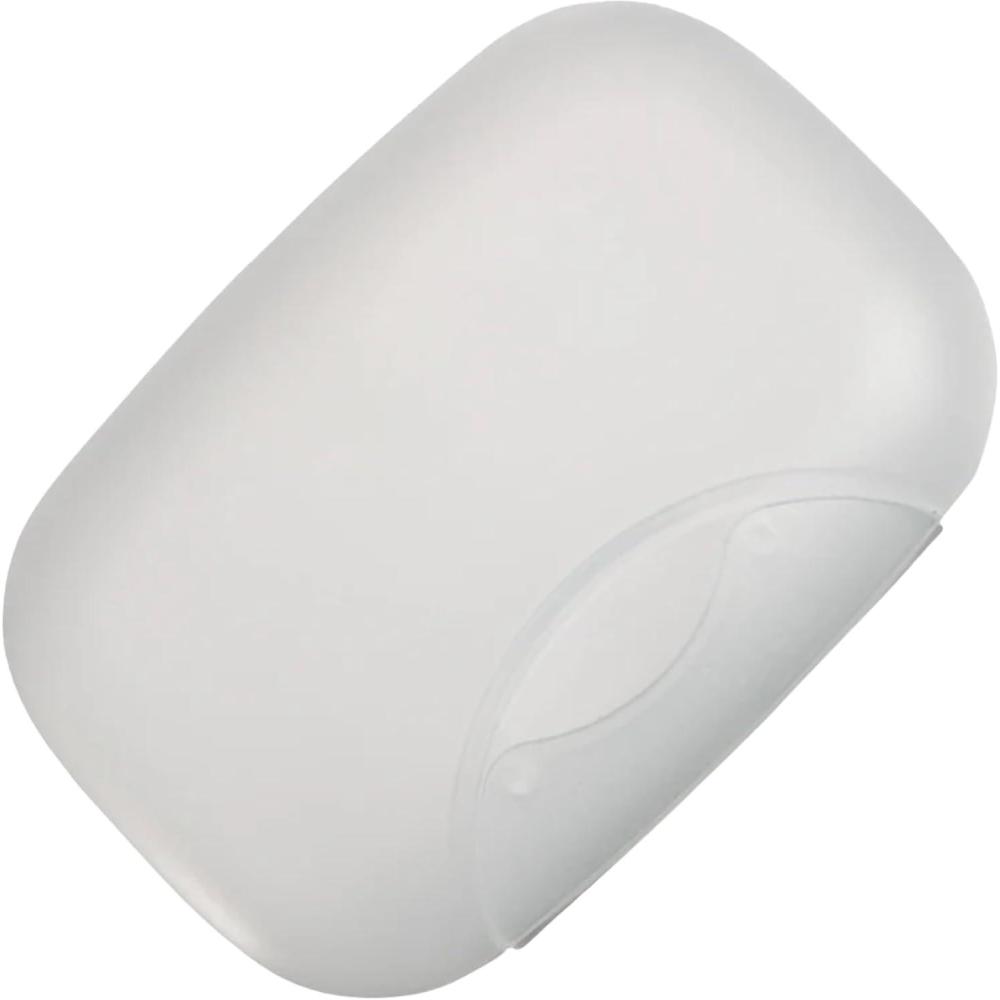 image:imageRADIUS Soap Travel Case BPAFree Recycled Plastic Leakproof Portable for Bathroom Gym Home Camping WhiteTranslucent