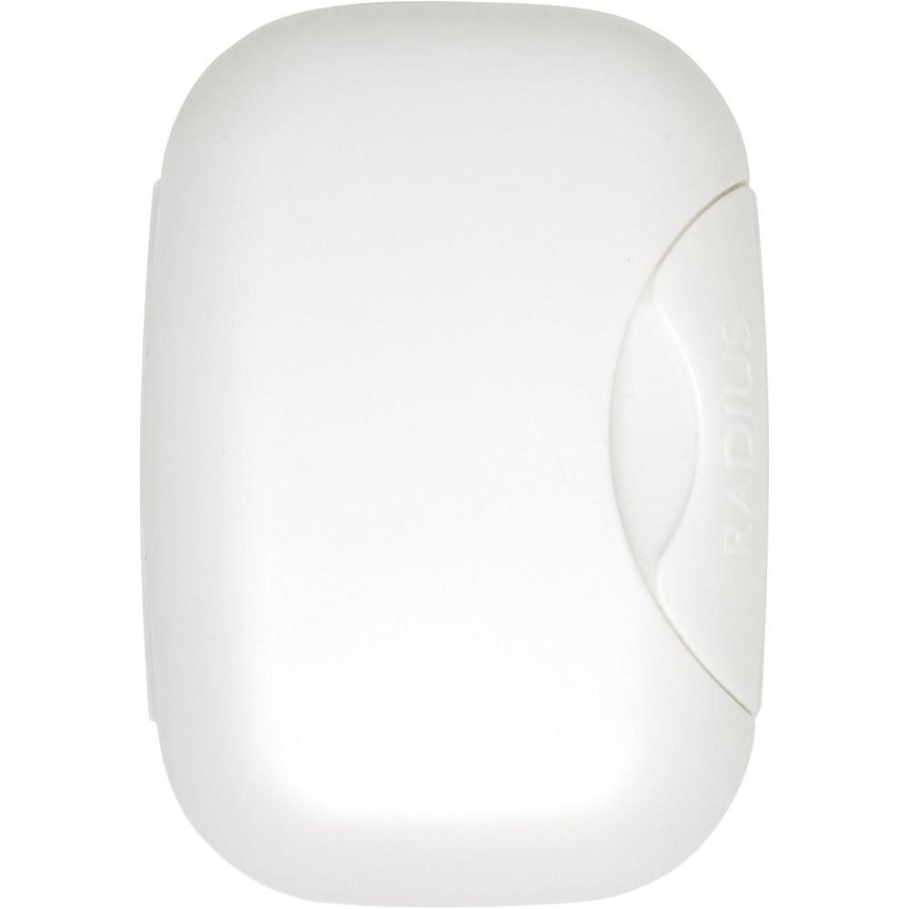 image:imageRADIUS Soap Travel Case BPAFree Recycled Plastic Leakproof Portable for Bathroom Gym Home Camping WhiteWhite