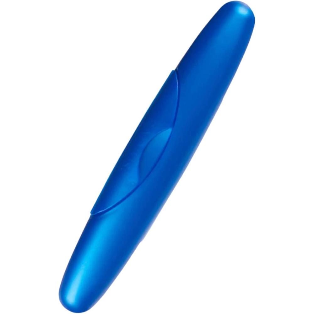 image:imageRADIUS Toothbrush Travel Case for Standard Brush BPAFree Recycled Plastic Portable for Bathroom School Home Camping Pastel Pink 825H  138W  175L inSapphire Blue