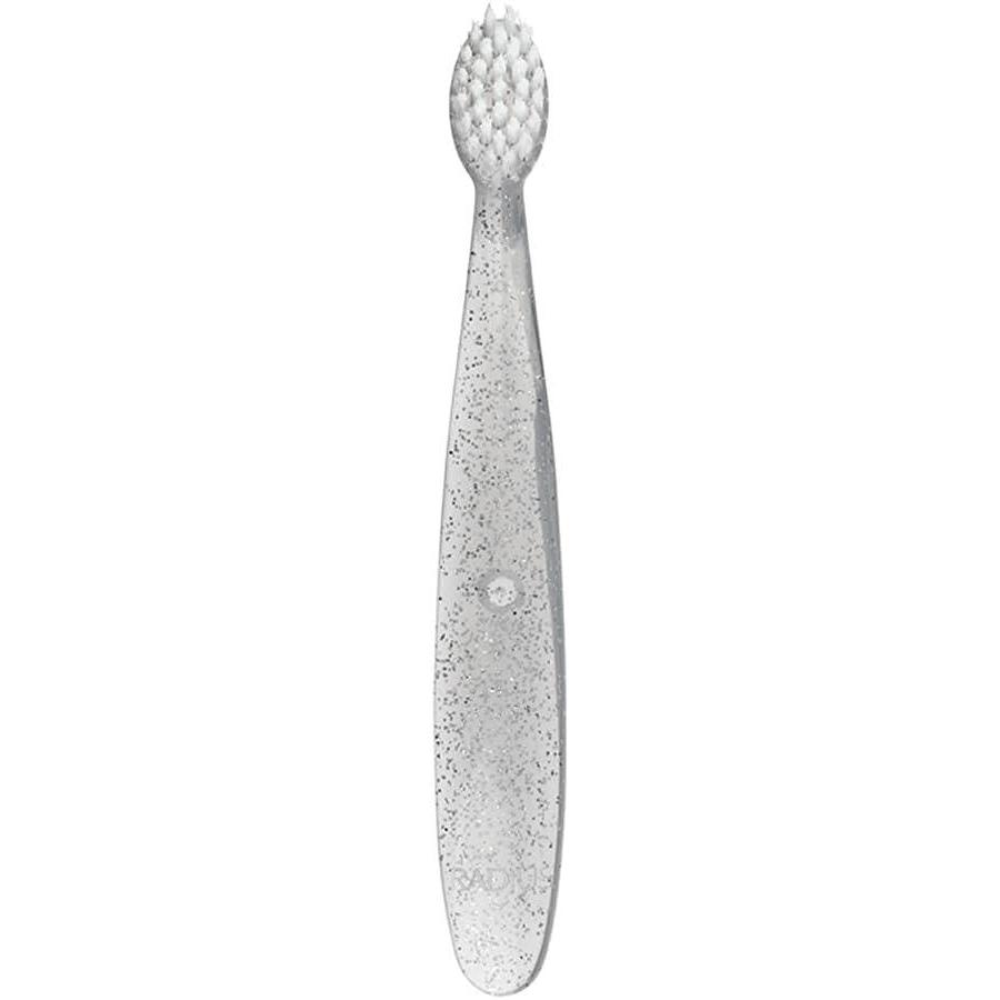 image:imageRADIUS Totz Toothbrush Extra Soft Brush BPA Free amp ADA Accepted Designed for Delicate Teeth amp Gums for Children 18 Months amp Up Magenta Sparkle Pack of 1Clear Sparkle