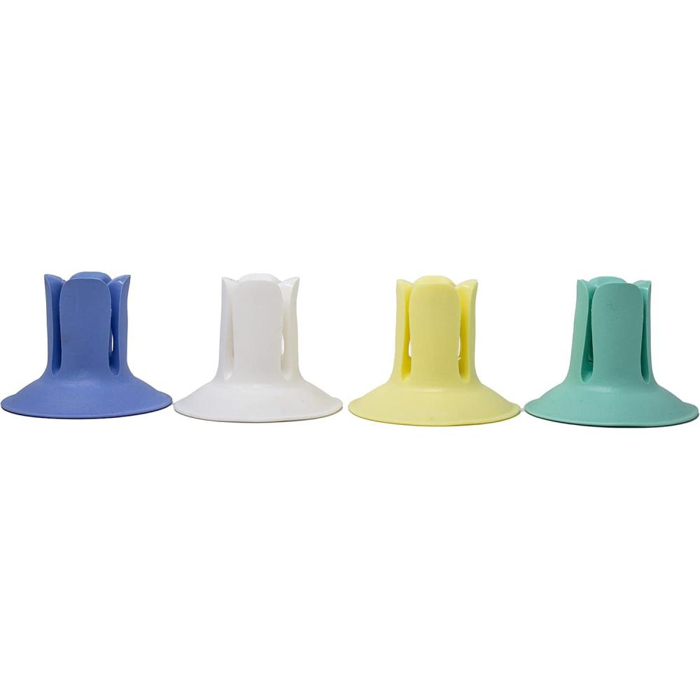 image:imageRadius The DOC ToothbrushRazor Holder Assorted Colors 1 Count 100 Recyclable amp Dishwasher Safe BPA Free Suction Holder PinkAssorted
