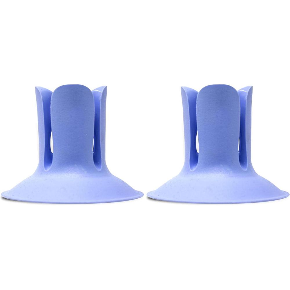 image:imageRadius The DOC ToothbrushRazor Holder Assorted Colors 1 Count 100 Recyclable amp Dishwasher Safe BPA Free Suction Holder PinkBlue