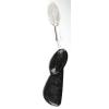 RADIUS Big Brush with Replaceable Head BPA Free & ADA Accepted Toothbrush Designed to Improve Gum Health & Reduce Gum Issues – Right Hand – Assorted – Pack of 6(Black Sparkle)