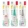 RADIUS Children’s Toothbrush, Totz Plus Brush, Extra Soft Bristles, White & Coral/Mint & Grey/Grey & Purple, BPA Free ADA Accepted, for Delicate Teeth & Gums for Children 3 Years & Up, Pack of 3(Greypurple / Whitecoral/ Mintgrey)