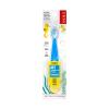 RADIUS Children’s Toothbrush, Totz Plus Brush, Extra Soft Bristles, White & Coral/Mint & Grey/Grey & Purple, BPA Free ADA Accepted, for Delicate Teeth & Gums for Children 3 Years & Up, Pack of 3(Blue/Yellow)