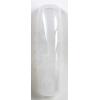 RADIUS Toothbrush Original Big Brush, BPA Free ADA Accepted – Left Hand – White Brush with White Case(Clear)