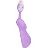 RADIUS Toothbrush Original Big Brush, BPA Free ADA Accepted – Left Hand – White Brush with White Case(Lavender)