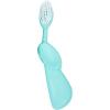 RADIUS Toothbrush Original Big Brush, BPA Free ADA Accepted – Left Hand – White Brush with White Case(Mint)