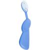 RADIUS Toothbrush Original Big Brush, BPA Free ADA Accepted – Left Hand – White Brush with White Case(Periwinkle)