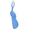 RADIUS Toothbrush Original Big Brush, BPA Free ADA Accepted – Left Hand – White Brush with White Case(Periwinkle)