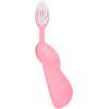 RADIUS Toothbrush Original Big Brush, BPA Free ADA Accepted – Left Hand – White Brush with White Case(Pink)