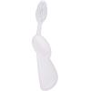 RADIUS Toothbrush Original Big Brush, BPA Free ADA Accepted – Left Hand – White Brush with White Case(White)
