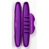 RADIUS Toothbrush Portable Travel Case Kit Standard Toothbrush Soap Razor Case Storage Box for Travel BPA Free 3 Count – Caviar Pearl(Amethyst Purple)