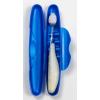 RADIUS Toothbrush Portable Travel Case Kit Standard Toothbrush Soap Razor Case Storage Box for Travel BPA Free 3 Count – Caviar Pearl(Sapphire Blue)